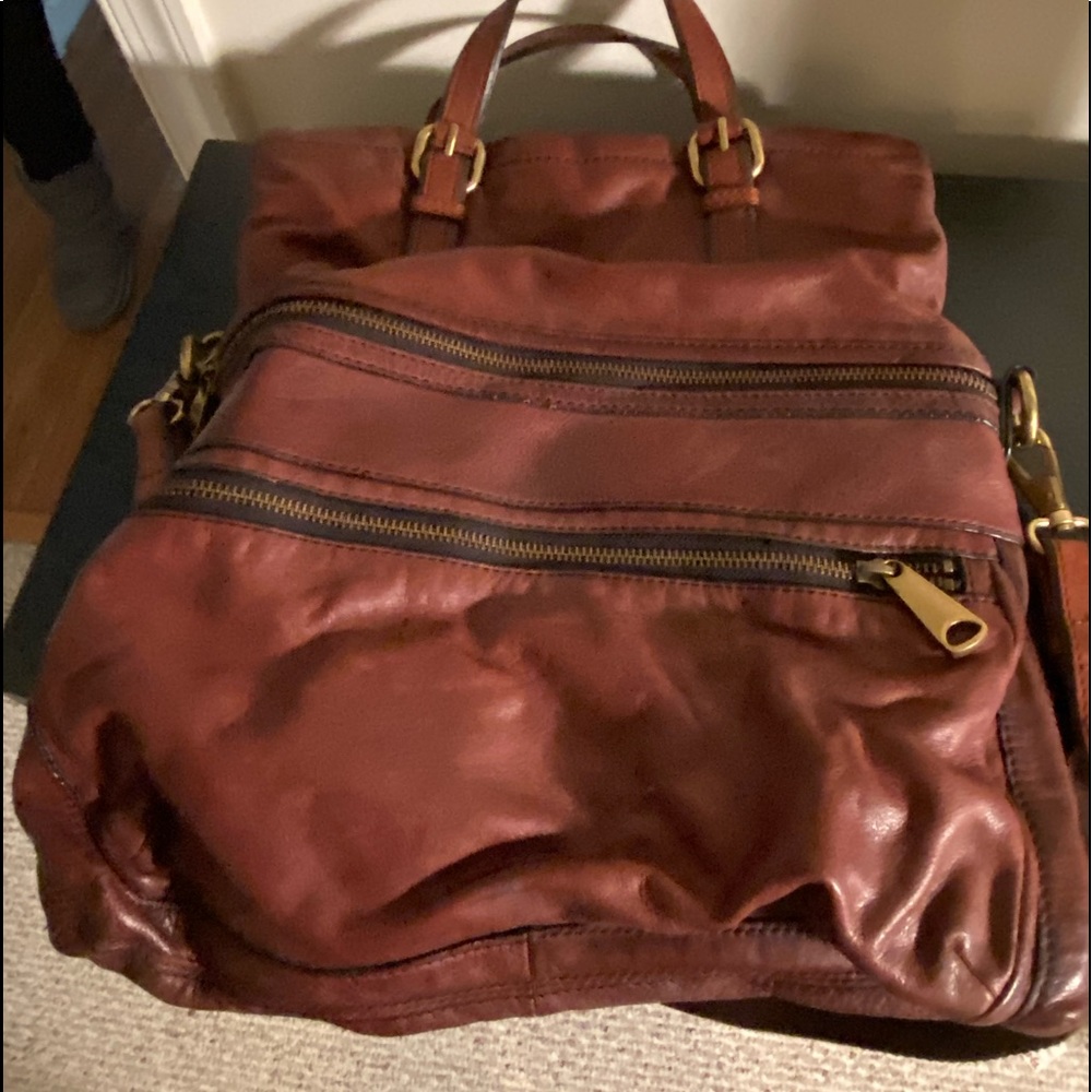 Fossil Authentic Saddle Bag - image 1
